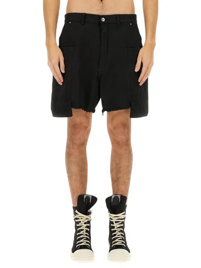 Drkshdw Cargo Bermuda Shorts 32 In Black
