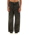 Drkshdw Men's Cargo Pants In Brown