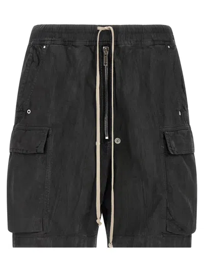 Drkshdw Cargobela Bermuda Shorts In Black