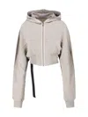 Drkshdw Collage Gimp Cropped Sweatshirt In Gray