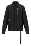 Drkshdw Concealed Zipfront Jacket In Black