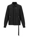 Drkshdw Concealed Zipfront Jacket In Black