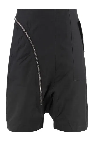 Drkshdw Cotton Bermuda Shorts In Black