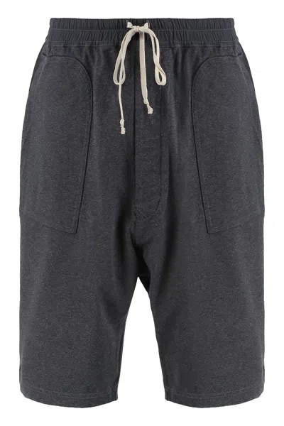 Drkshdw Cotton Bermuda Shorts In Grey