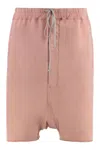 Drkshdw Cotton Bermuda Shorts In Pink