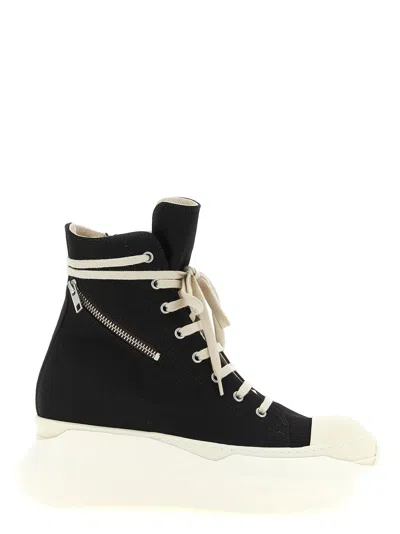 Drkshdw Cotton Canvas High-top Sneaker In Black