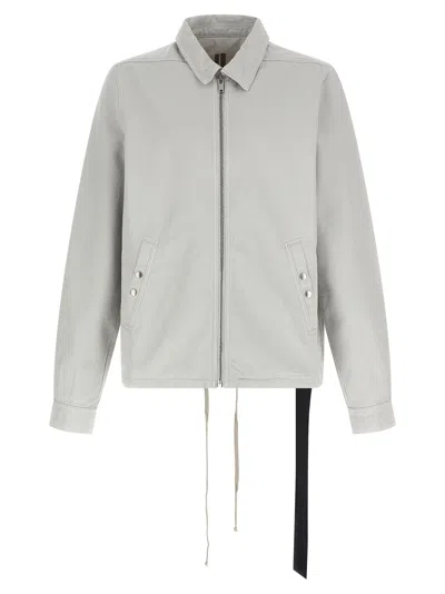 Drkshdw Cotton Canvas Jacket In Beige