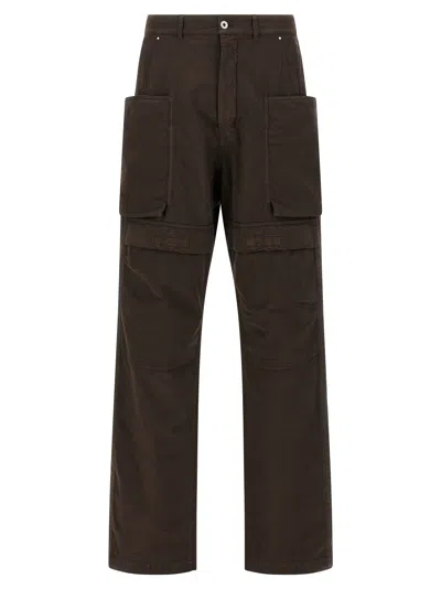 Drkshdw Cotton Cargo Men's Pants In Brown