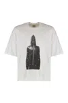 Drkshdw Cotton Crew-neck T-shirt In White