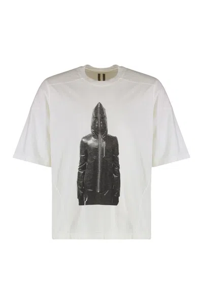 Drkshdw Cotton Crew-neck T-shirt In White