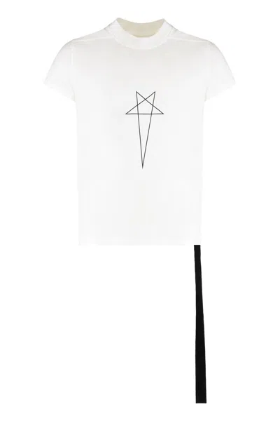 Drkshdw Cotton Crew-neck T-shirt In White