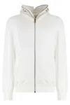 Drkshdw Cotton Full-zip Sweatshirt In White