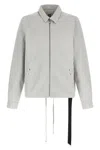 Drkshdw Cotton Canvas Shell Jacket In Gray