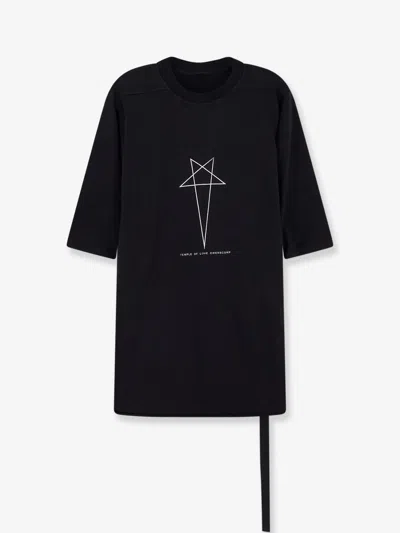 Drkshdw Cotton T-shirt With Logo On The Front In Black