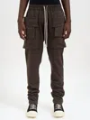 Drkshdw Creatch Cargo Drawstring Dark Dust Pants In Brown