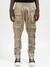 Drkshdw Creatch Cargo Drawstring Denim Pants In White