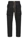 Drkshdw Black Mastodon Overdyed Foil Stretch Denim Trousers In Black