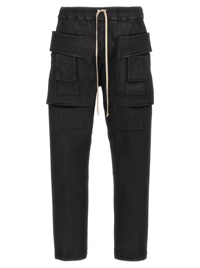 Drkshdw Creatch Cargo Drawstring Pants In Black