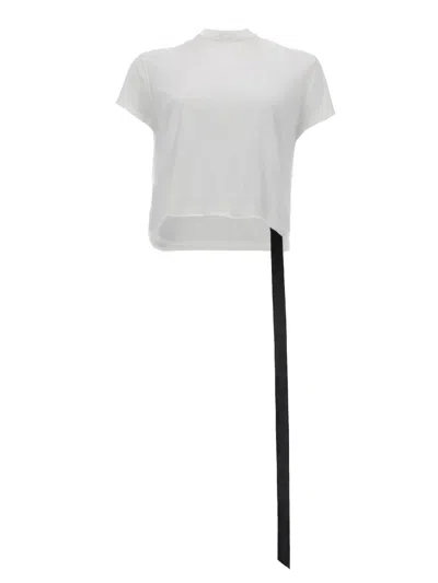 Drkshdw Cropped Small Level T T-shirt In White