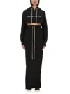 Drkshdw Cropped Sweatshirt In Black