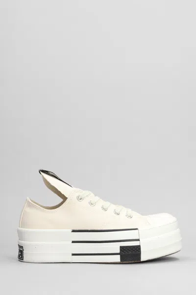 Drkshdw Dbl Drkstar Ox Sneakers In White