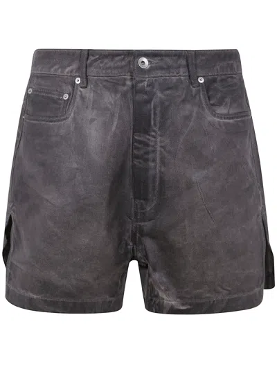 Drkshdw Denim Shorts Geth Cutoffs In Brown