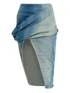 Drkshdw Denim Skirt In Blue