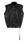 Drkshdw Denim Vest In Black