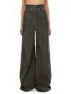 Drkshdw Dirt Cooper Denim Pants In Grey