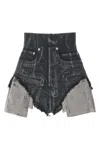 Drkshdw Dirt Cutoffs Shorts In Brown