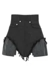 Drkshdw 'dirt Cutoffs' Shorts In Black