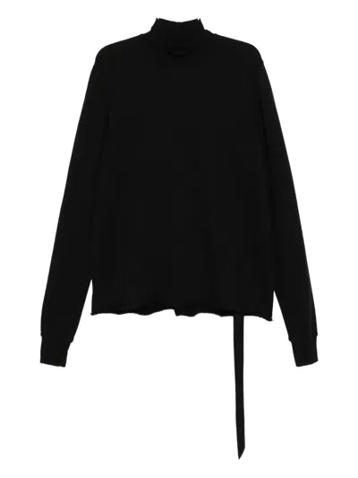 Drkshdw Double Funnel Neck Sweatshirt In Black