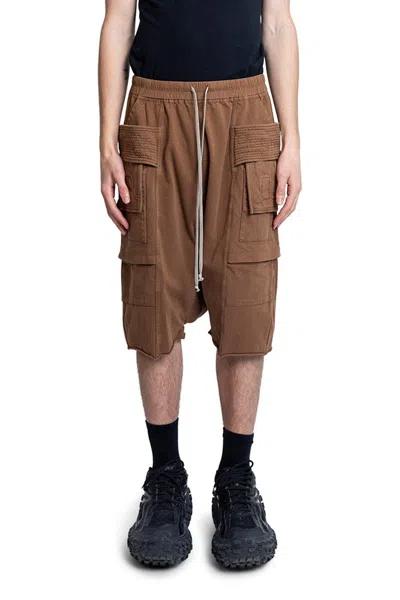 Drkshdw Drawstring Bermuda Shorts In Brown