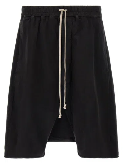 Drkshdw Drawstring Pods Bermuda Shorts In Black