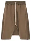 Drkshdw Drawstring Pods Bermuda Shorts In Brown