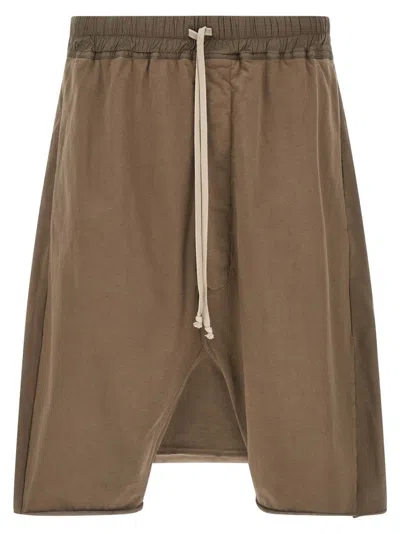 DRKSHDW 'DRAWSTRING PODS' BERMUDA SHORTS