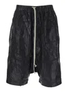 DRKSHDW DRAWSTRING PODS' BLACK PANTS