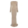 Drkshdw Long Edfu Dress In Neutral