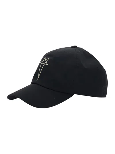 Drkshdw Cotton Hat With Front Logo In Gray