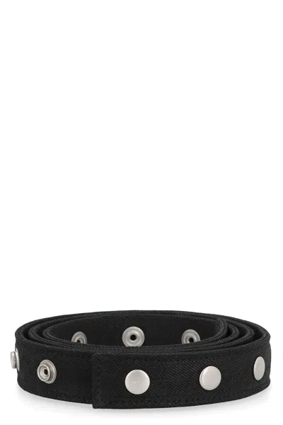 Drkshdw Fabric Belt In Black