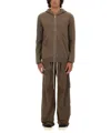 Drkshdw Men's Felpa Gimp Hoodie Dust In Brown