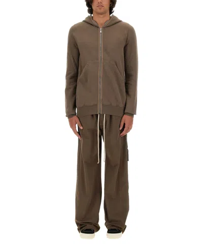 Drkshdw Gimp Zip-up Sweatshirt In Brown