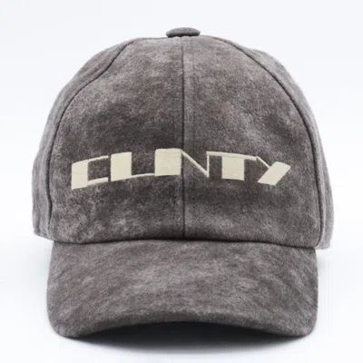 Drkshdw Grey Cotton Baseball Cap In Brown