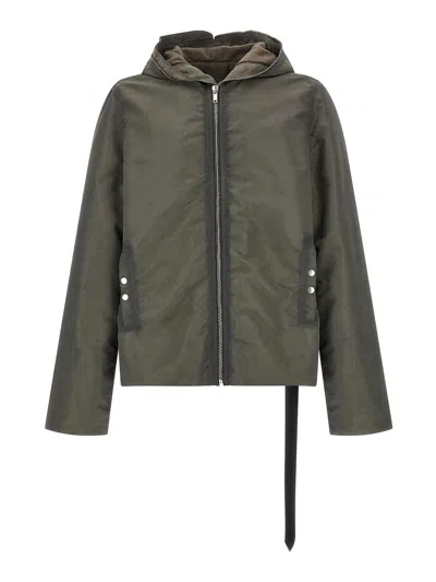 Drkshdw Grey Gimp Zipfront Jacket