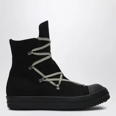 Drkshdw Hexa Black Denim Sneakers