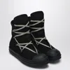 Drkshdw Hexa Black Denim Sneakers