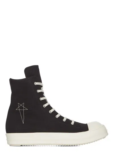 Drkshdw Black Pearl Milk Canvas Sneakers
