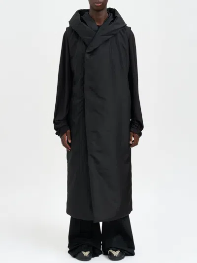 Drkshdw Hooded Liner Sleeveless Padded Jacket In Black