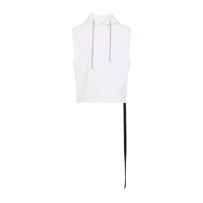 Drkshdw Hooded Tunic In White