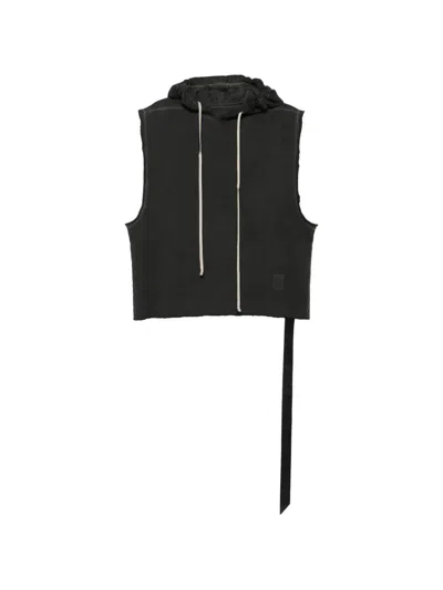 Drkshdw Hooded Tunic In Black